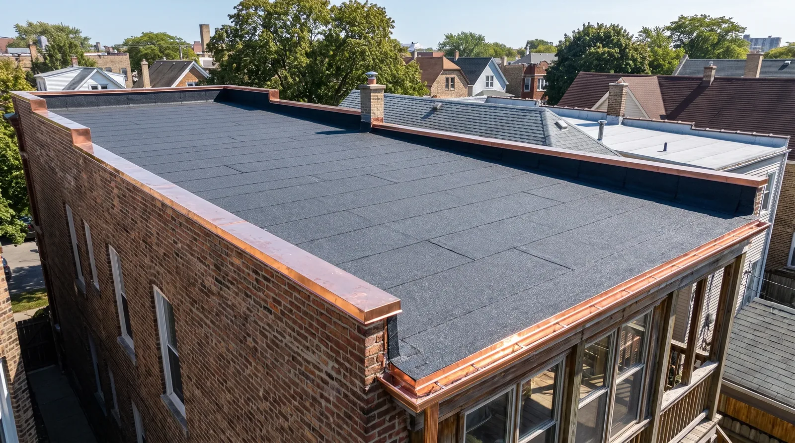Membrane Puncture Roof Repair in Denton, TX