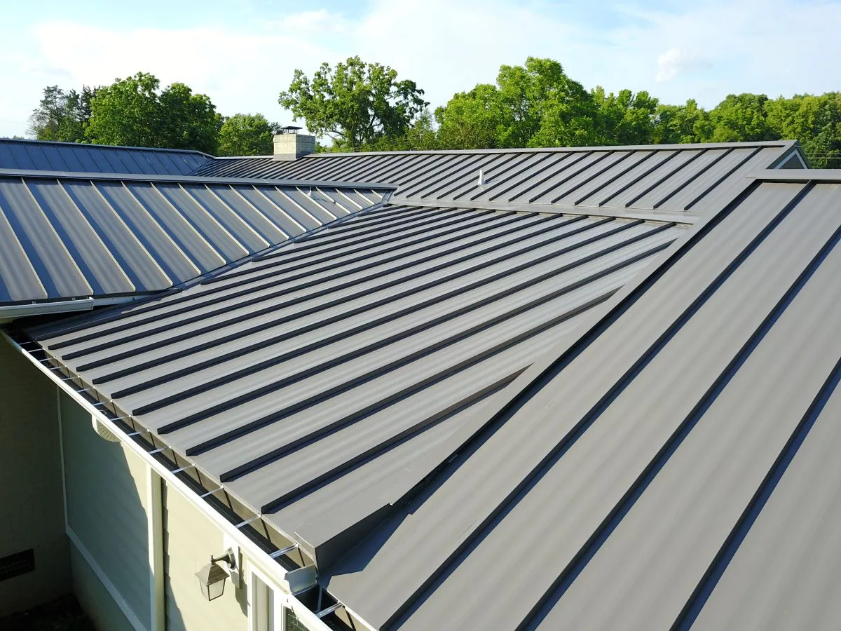Standing seam metal roof in Denton, TX