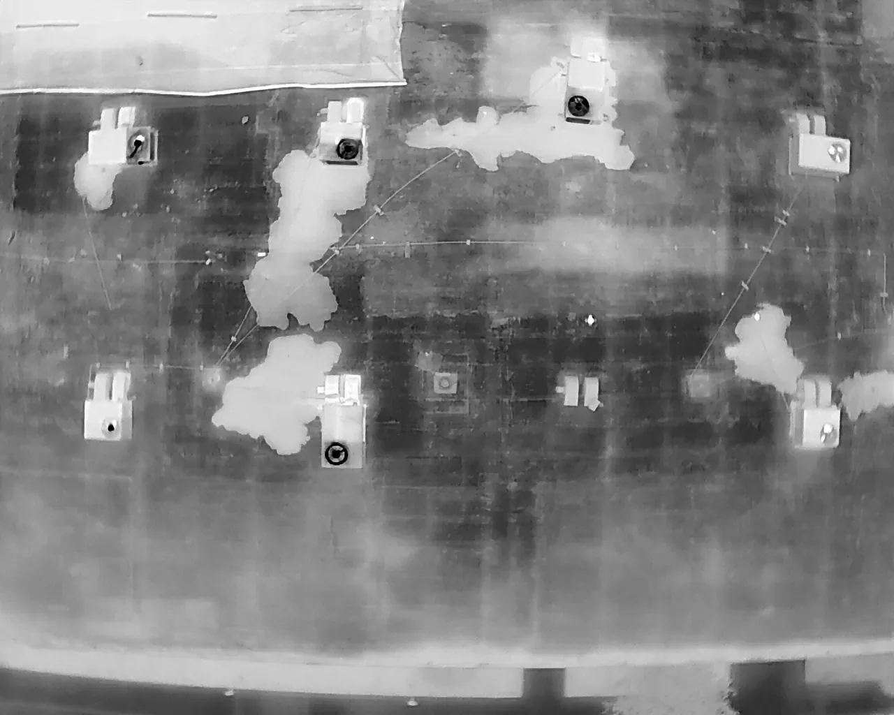 Infrared Roof Moisture Survey in Denton, TX